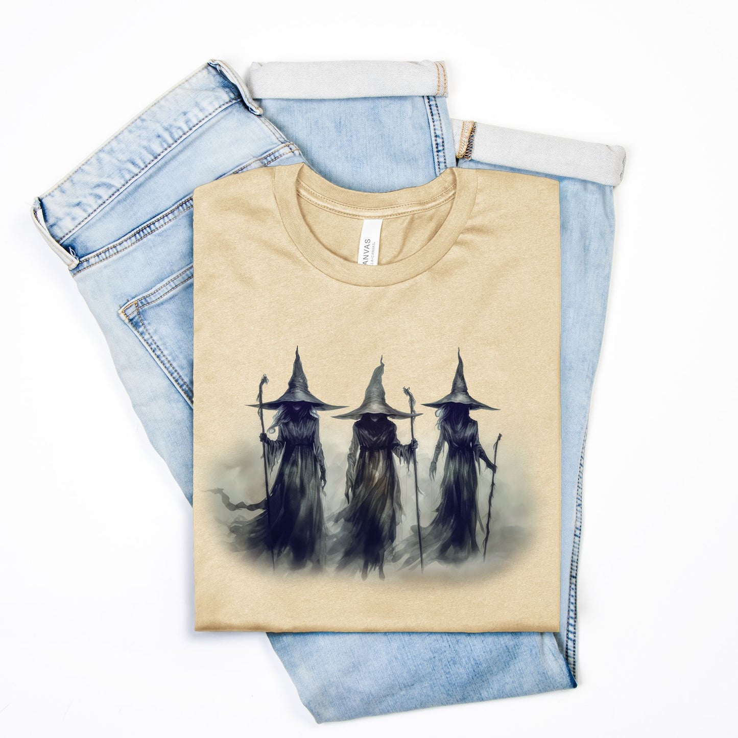 Witch Sisters Tee Shirt Unisex Tee 3001