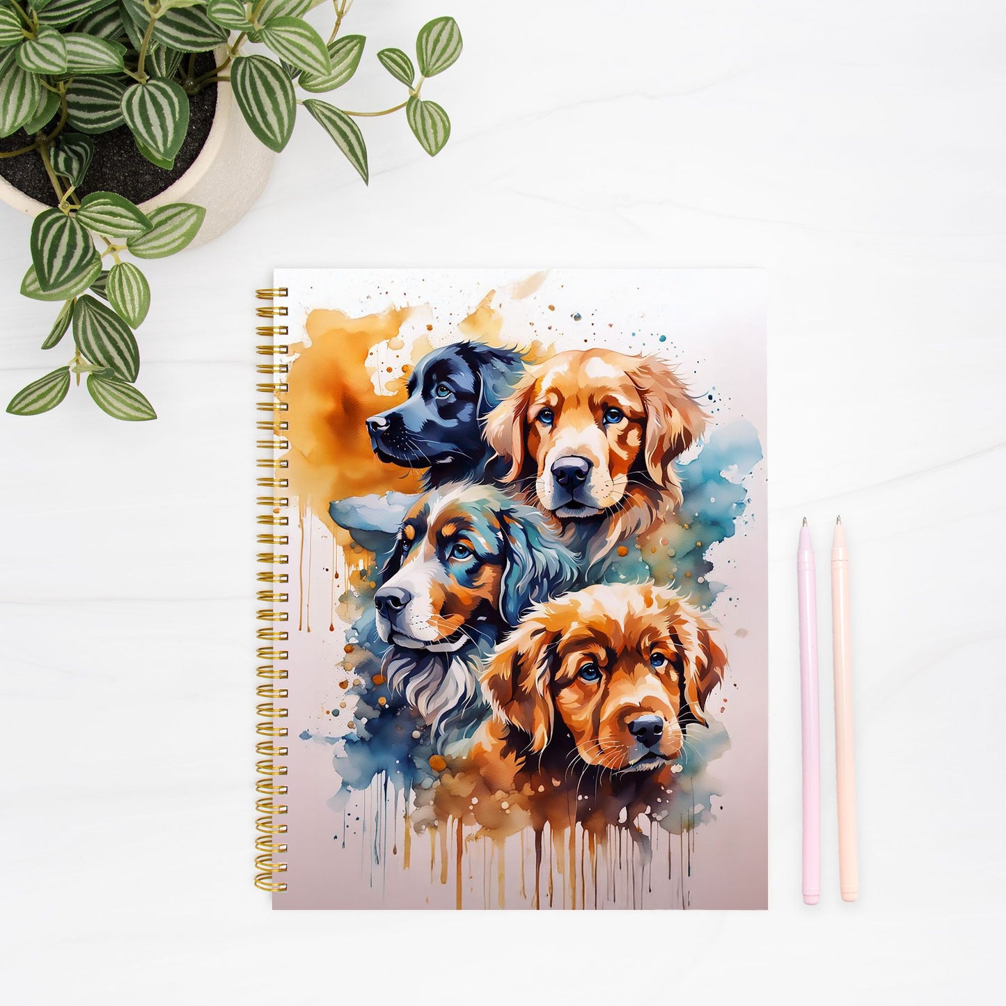 Favorite Dog Notebook Hardcover Spiral 8.5 x 11