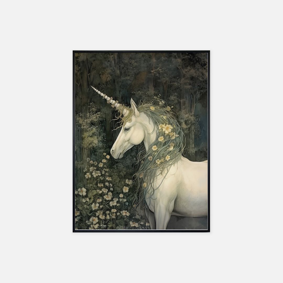 Enchanted Unicorn Print - 18" x 24"