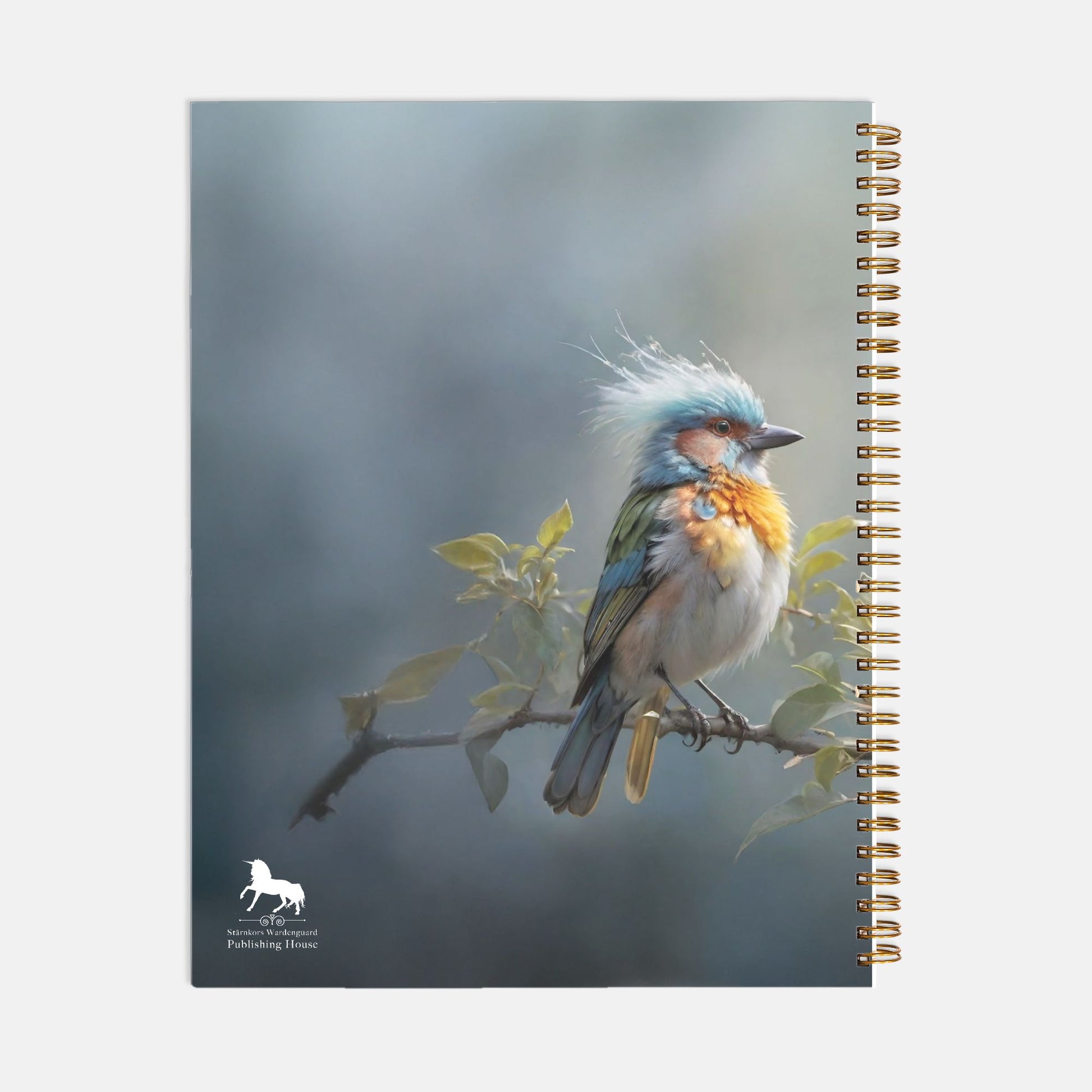 Enchanted Birds Notebook Hardcover Spiral 8.5 x 11