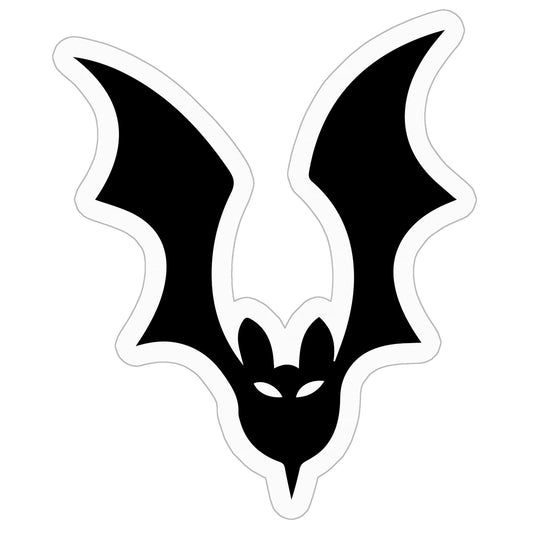 Bat 1 Kiss Cut Stickers - 3" x 3"