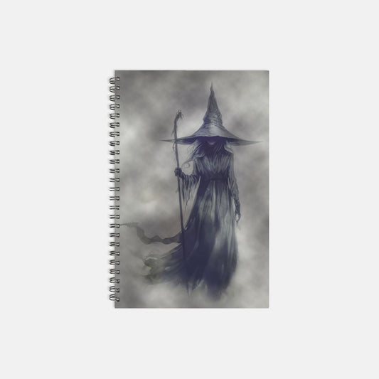 Witch Mist Journal Notebook Hardcover Spiral 5.5 x 8.5