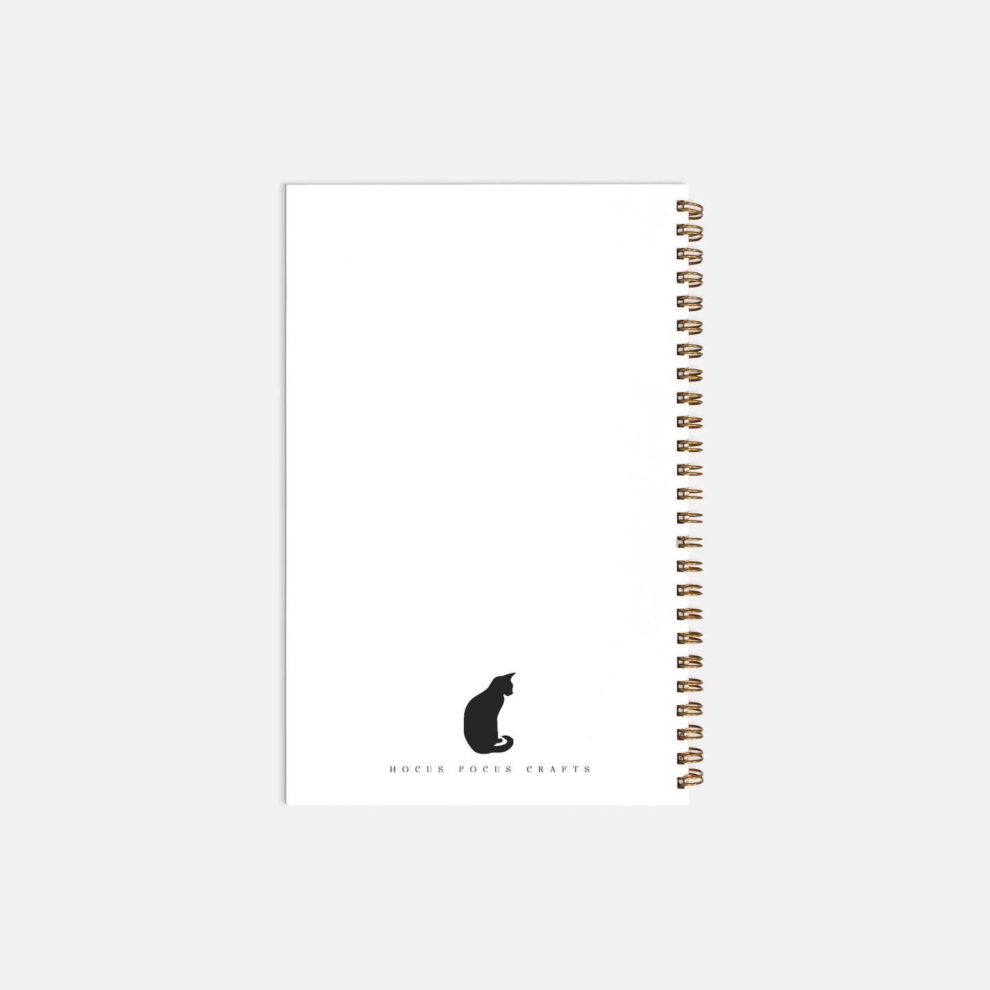 Bast Cat Journal Notebook Hardcover Spiral 5.5 x 8.5