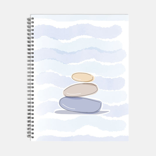 Tranquil Pathways Journal Notebook Hardcover Spiral 8.5 x 11