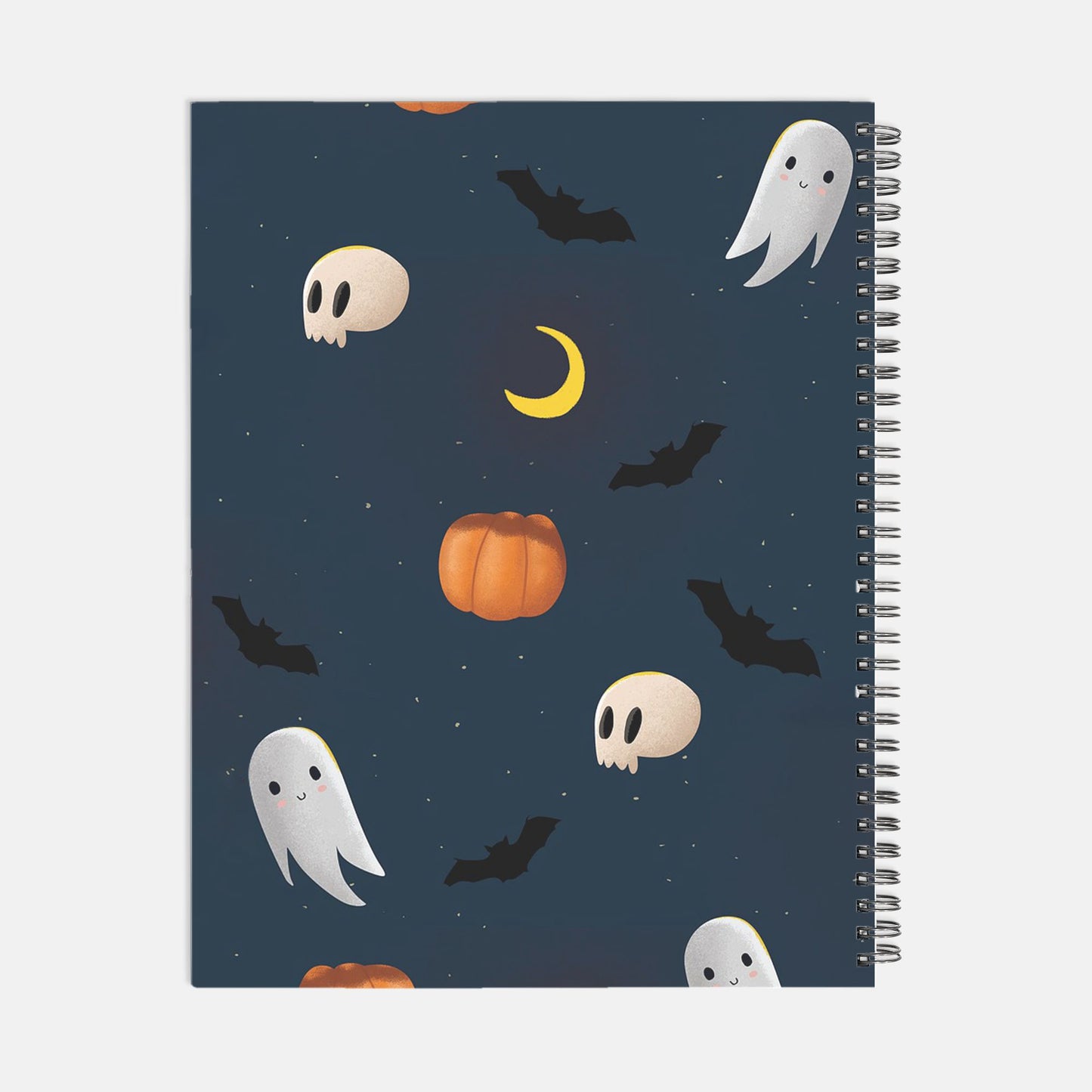 Halloween All Year Journal Notebook Hardcover Spiral 8.5 x 11