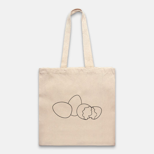 Tote Bag Heavy Cluster of Chicken Eggs