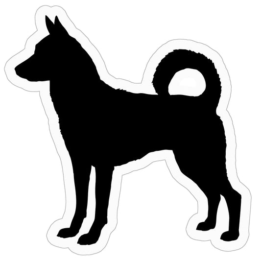 Shiba Inu Dog Kiss Cut Stickers - 3" x 3"