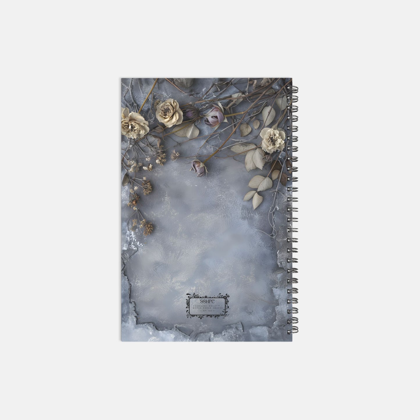Faded Notebook Hardcover Spiral 5.5 x 8.5