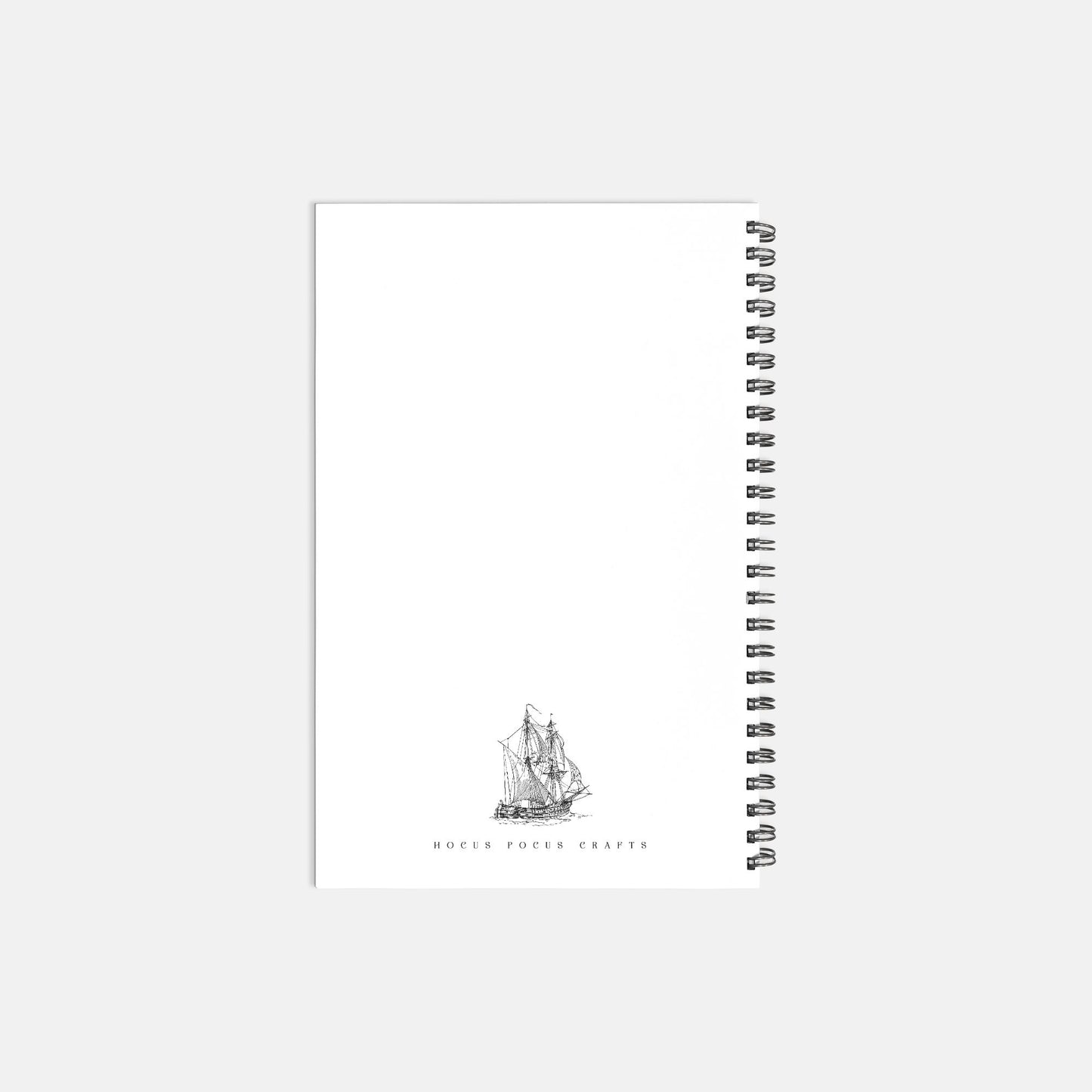 Moody Lighthouse Notebook Hardcover Spiral 5.5 x 8.5