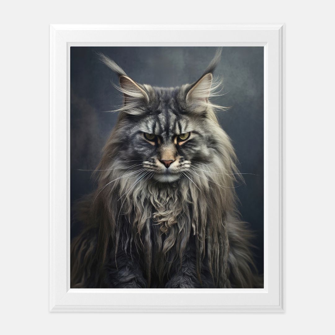 Maine Coon Cat Print 8 x10