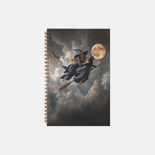 Full Moon Notebook Spiral 5.5 x 8.5