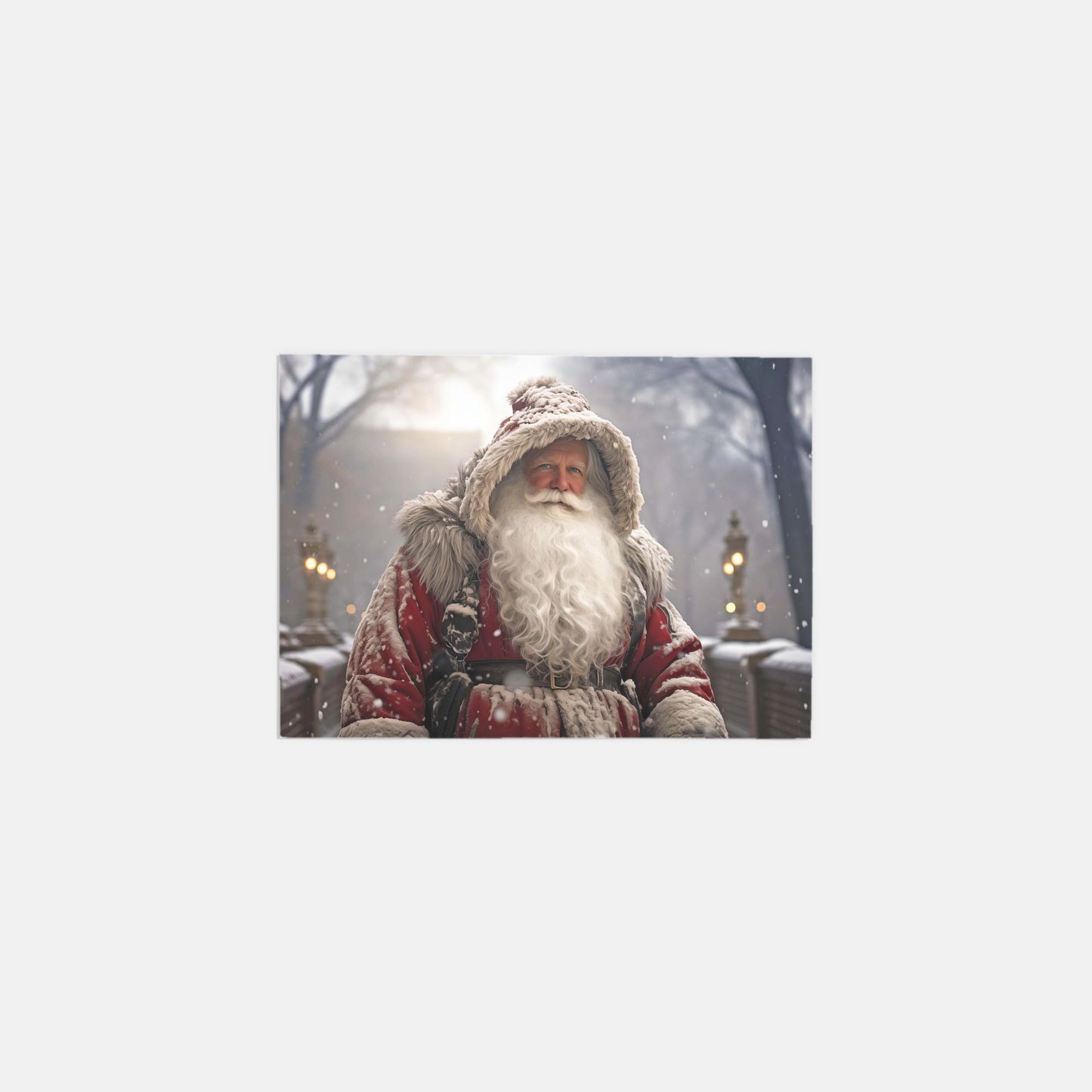 Santa Man Flat Card A7 (QTY 10)