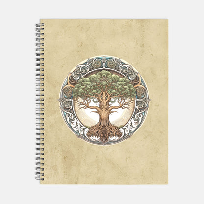 Tree of Life Earth Journal Notebook Hardcover Spiral 8.5 x 11