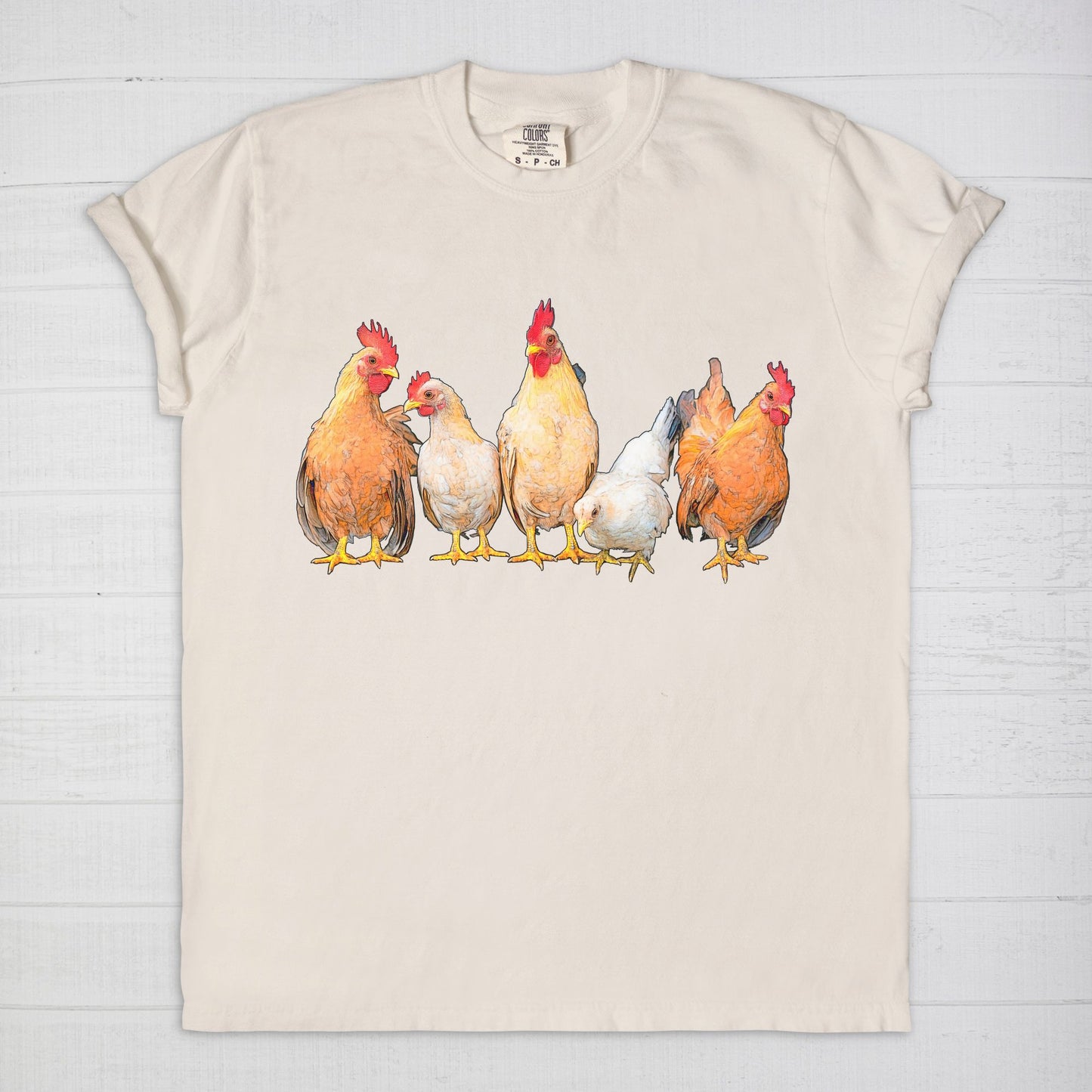 Cluck Brigade Comfort Color Tee 1717