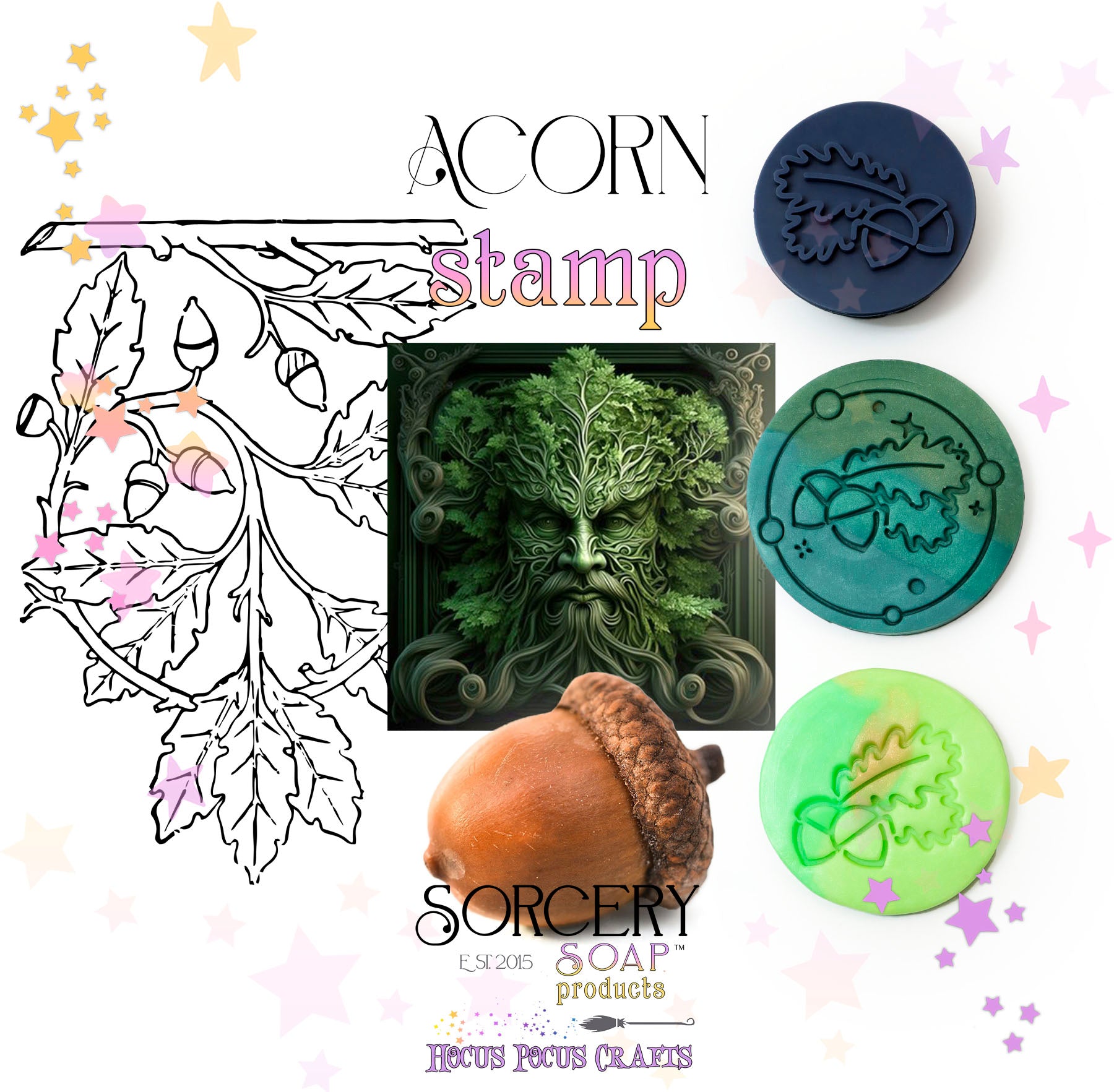 Acorn Stamp