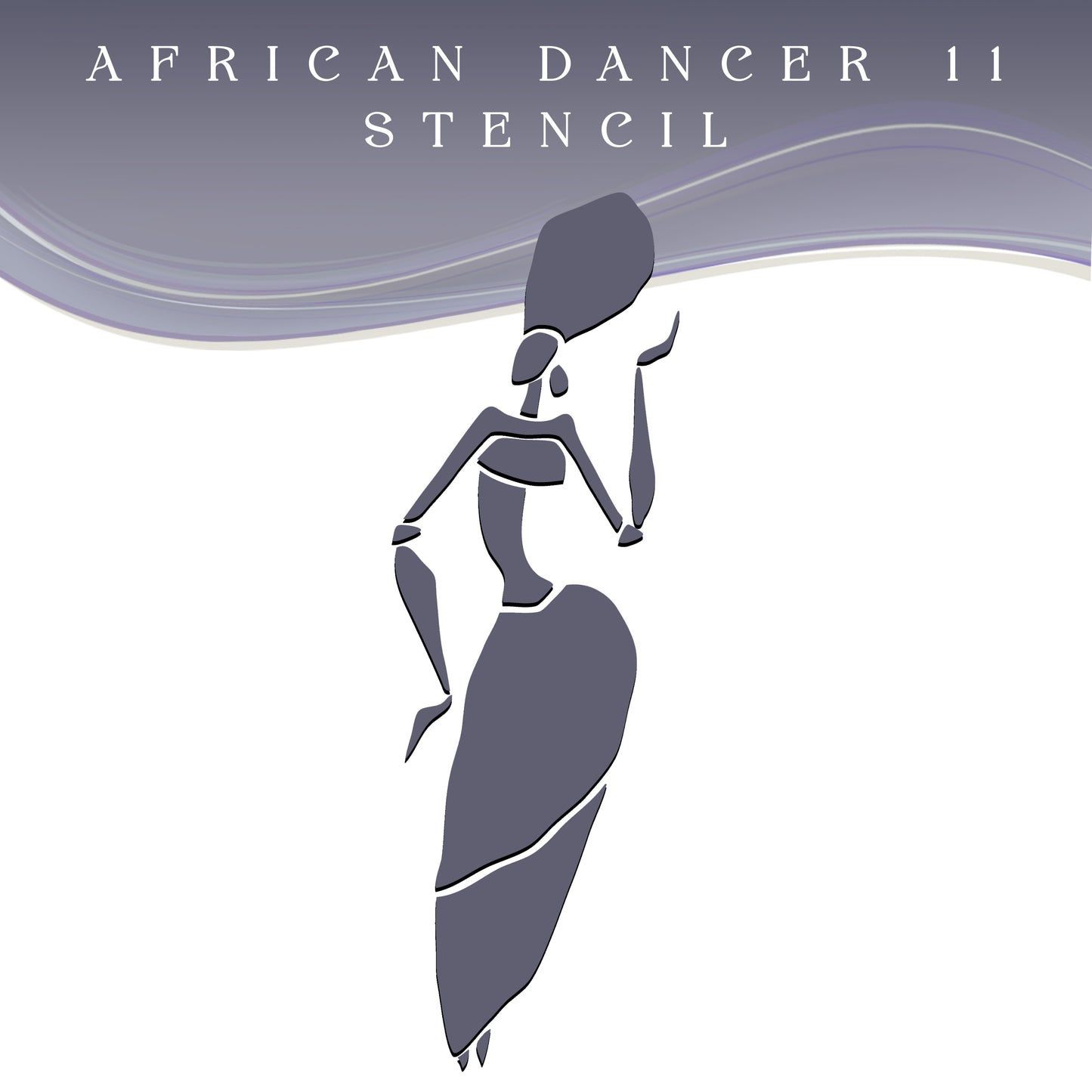 African Dancer  Stencil - Sorcery Soap