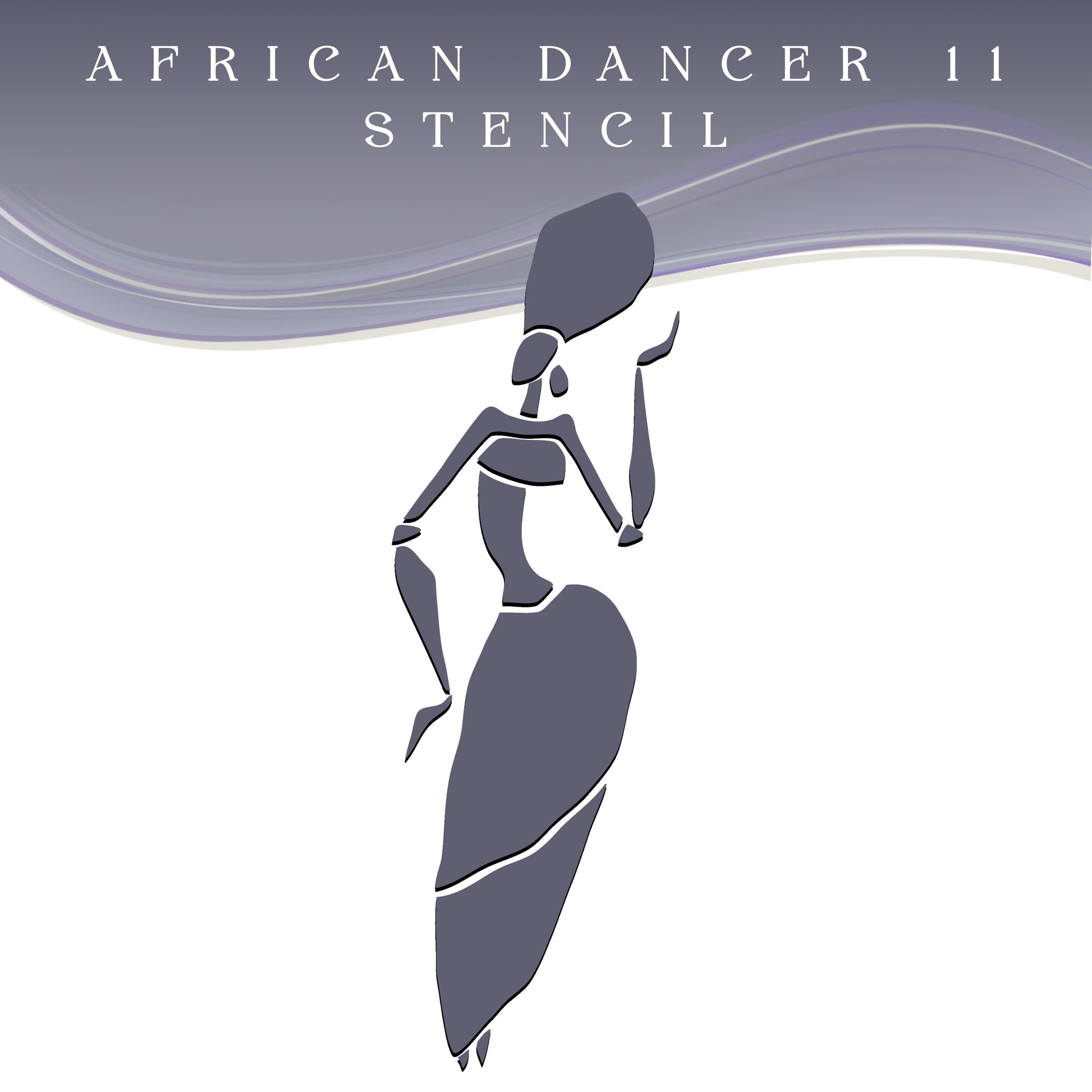 African Dancer  Stencil - Sorcery Soap