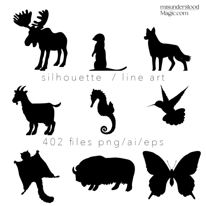 Animals 2 (Wild) Clip Art Digital Download – Sorcery Soaps™