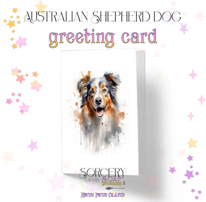 Happy Australian Dog Greeting Card