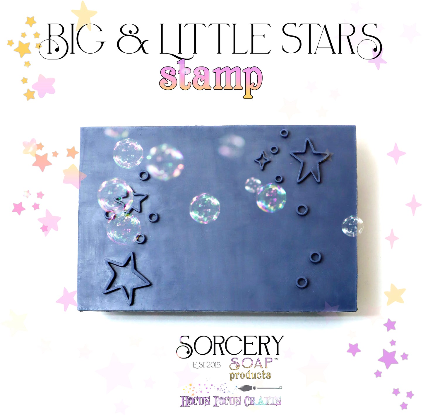 Bubbles & Stars Stamp