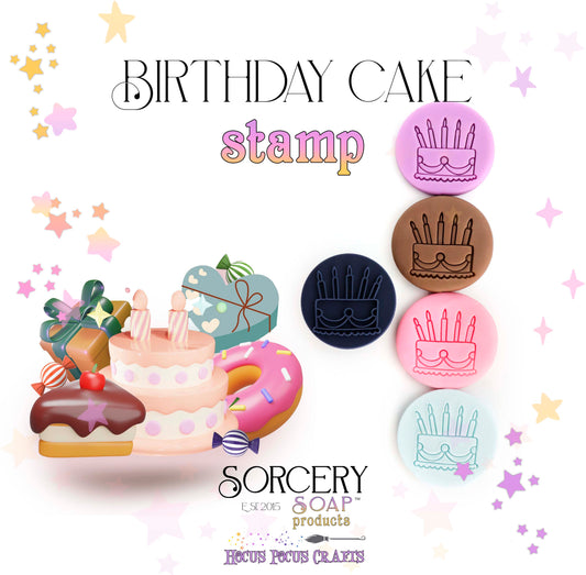 Party - Birthday Cake Stamp