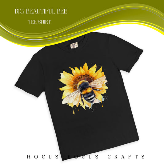 Big Beautiful Bee Tee Shirt by Sorcery Soap + Hocus Pocus Crafts