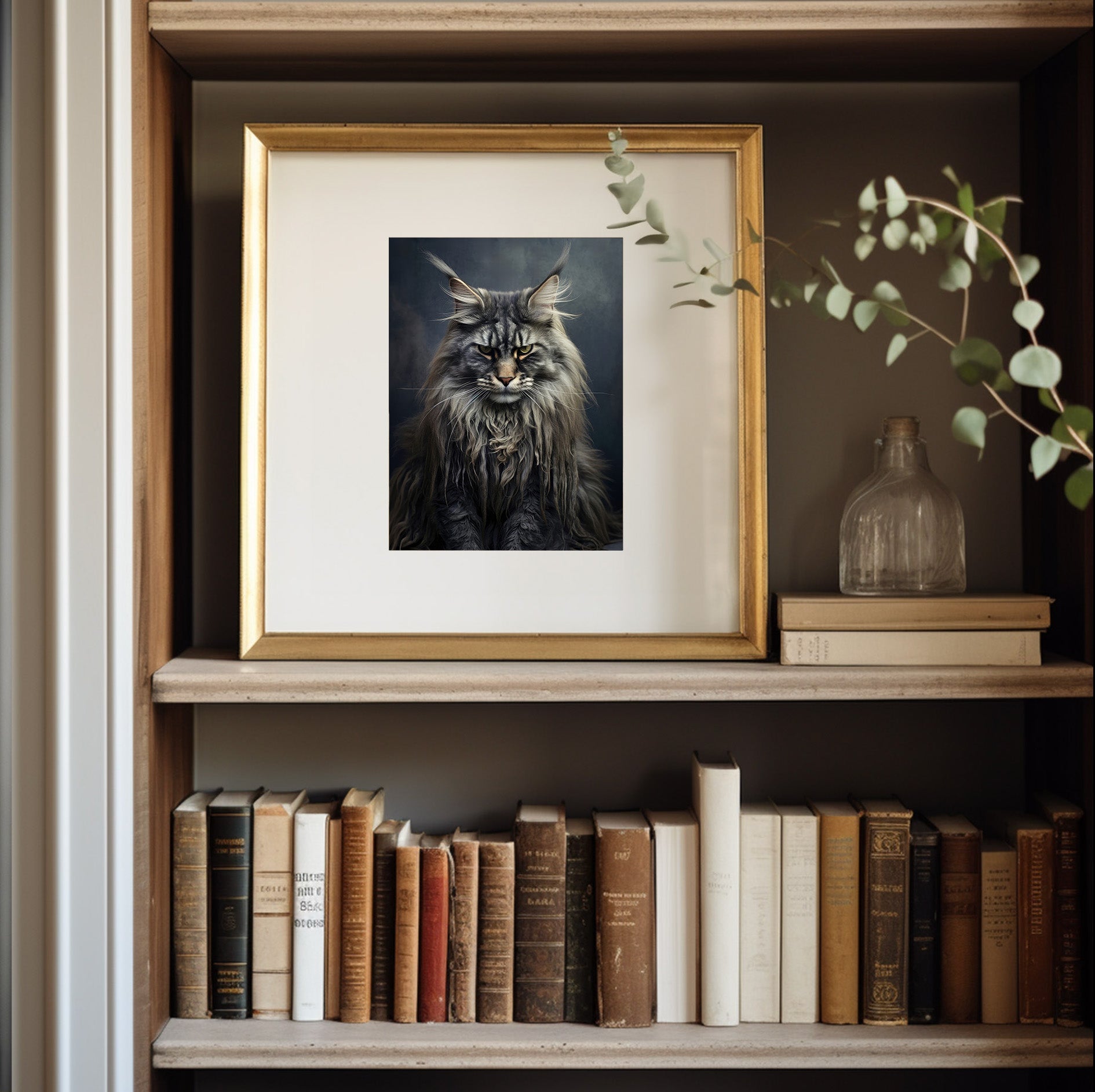 Maine Coon Cat Print 8 x10