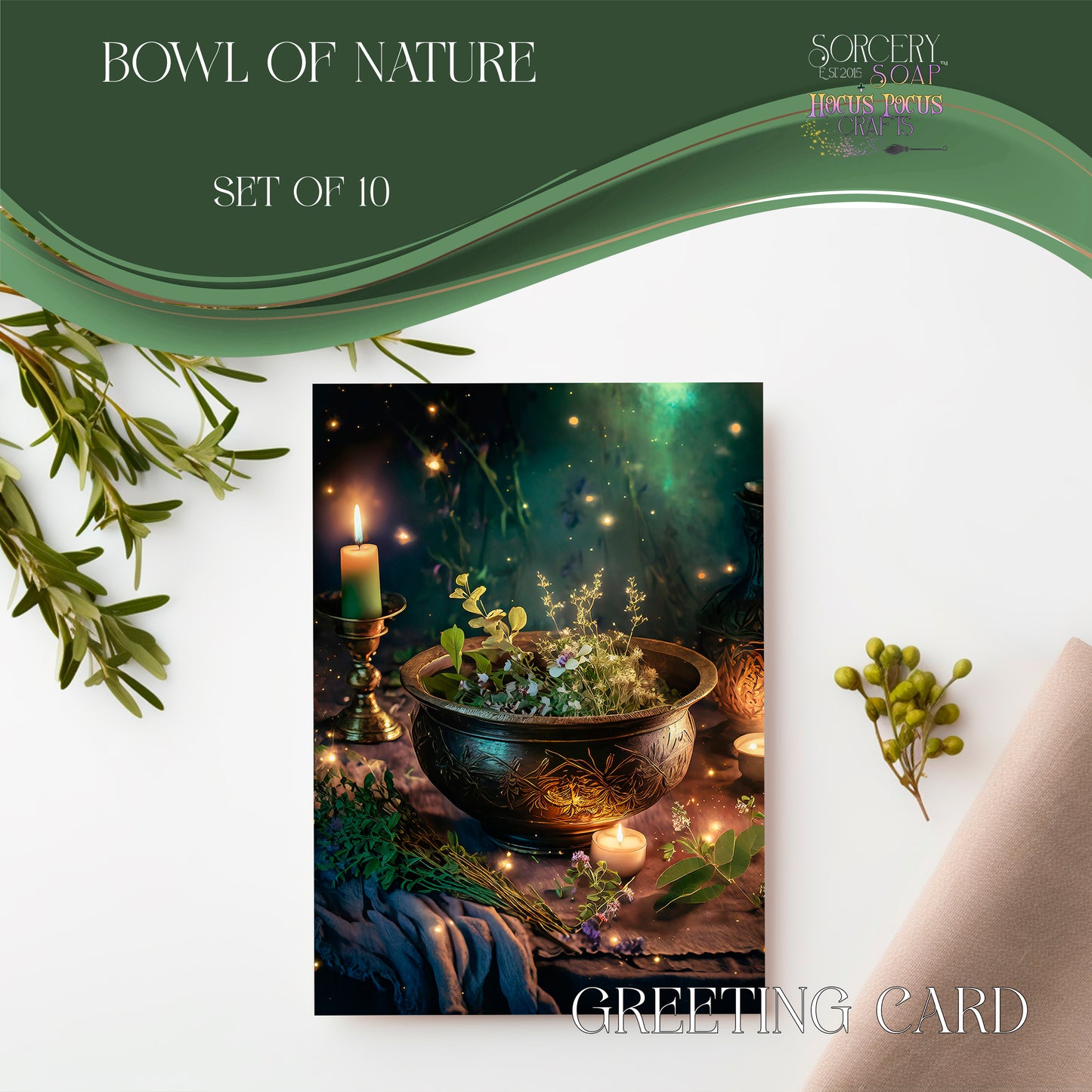 Bowl of Nature Greeting Card