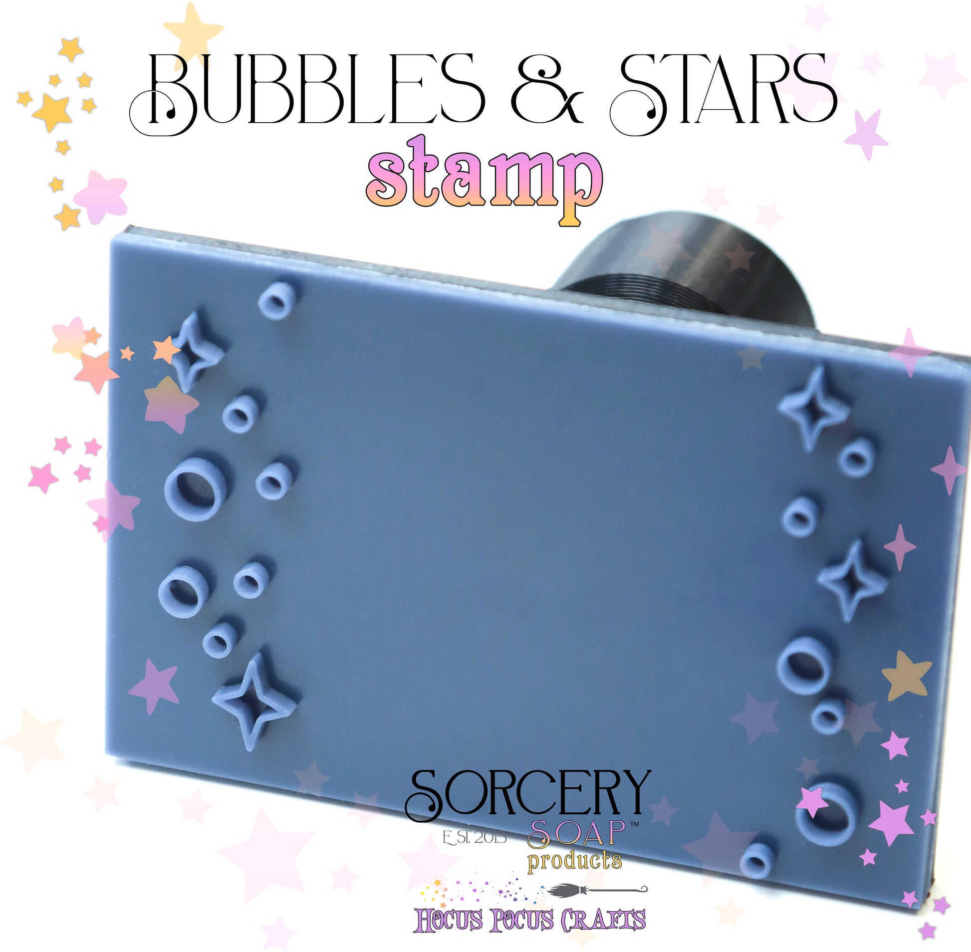 Bubbles & Stars Stamp