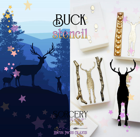 Buck stencil Sorcery Soap