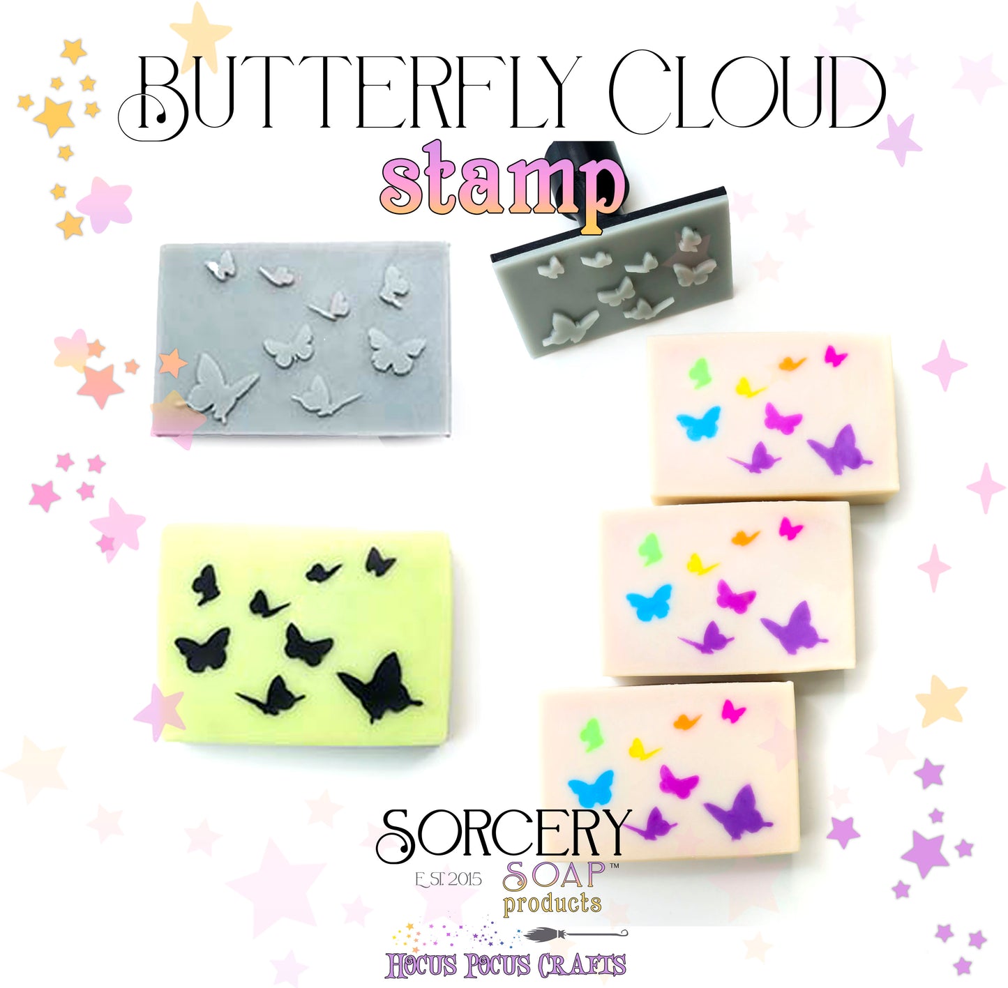 Butterfly Cloud Stamp