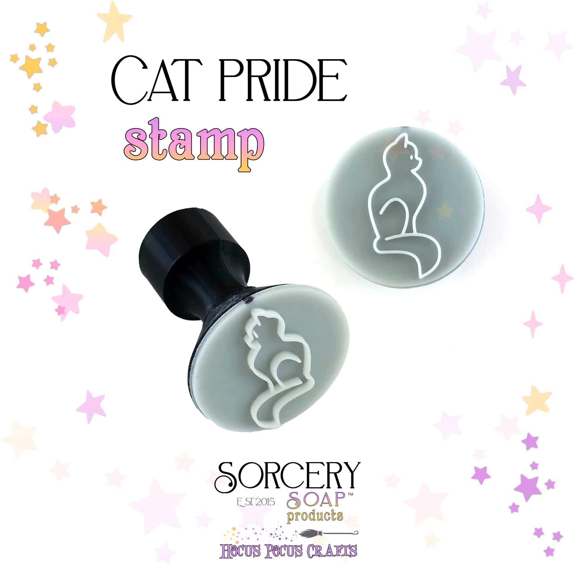 Cat Pride Soap Stamps