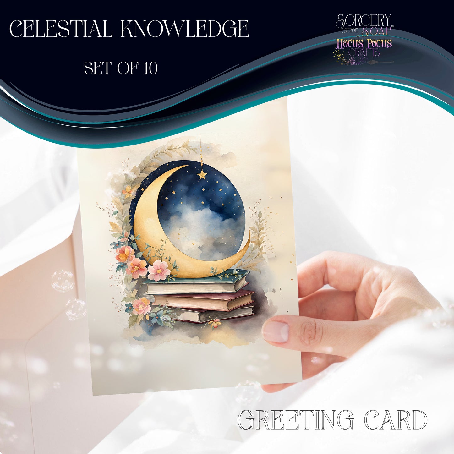 Celestial Knowledge Greeting Card