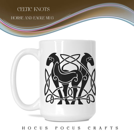 Celtic Knots : Horse and Eagle Mug