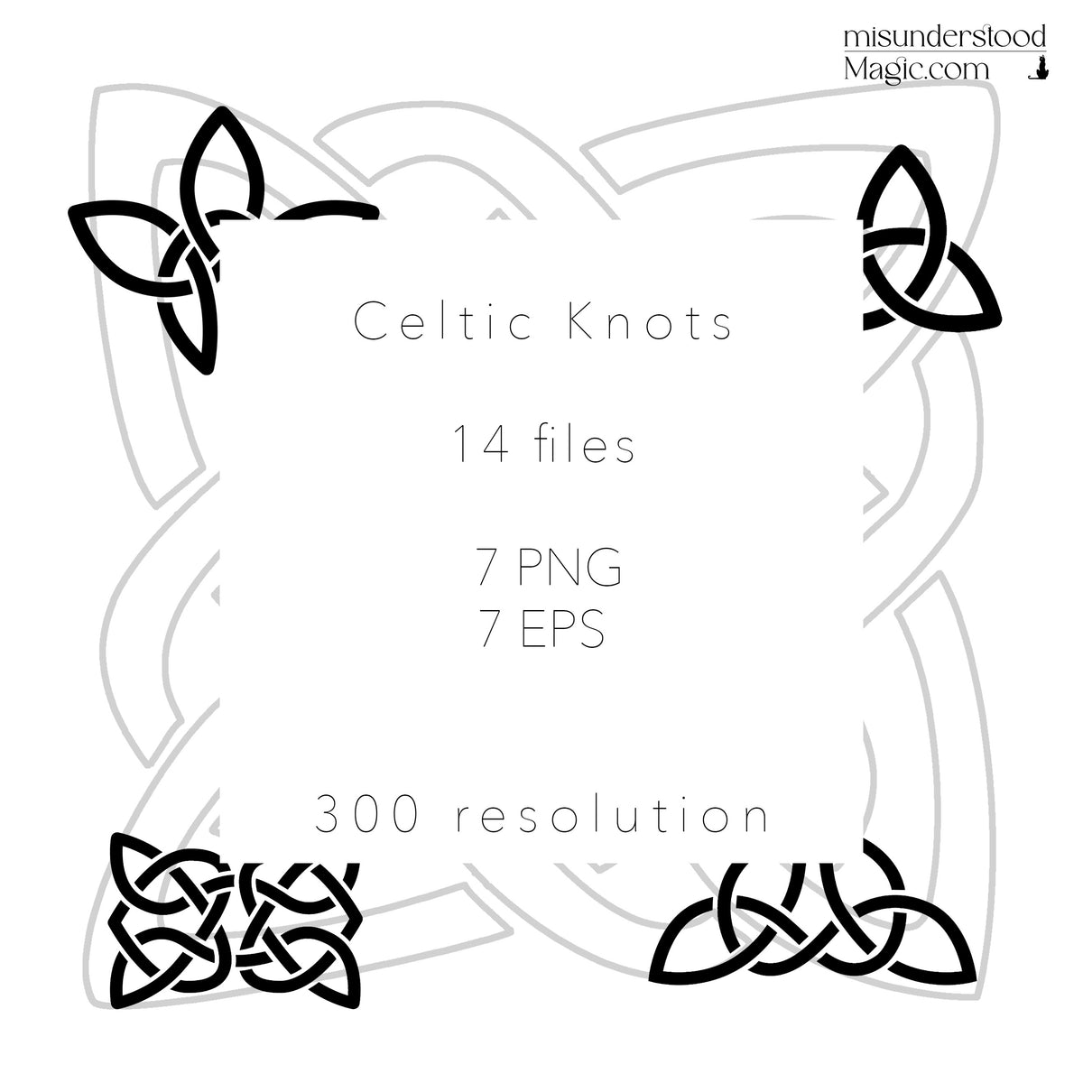 Celtic Knots Clip Art Digital Download