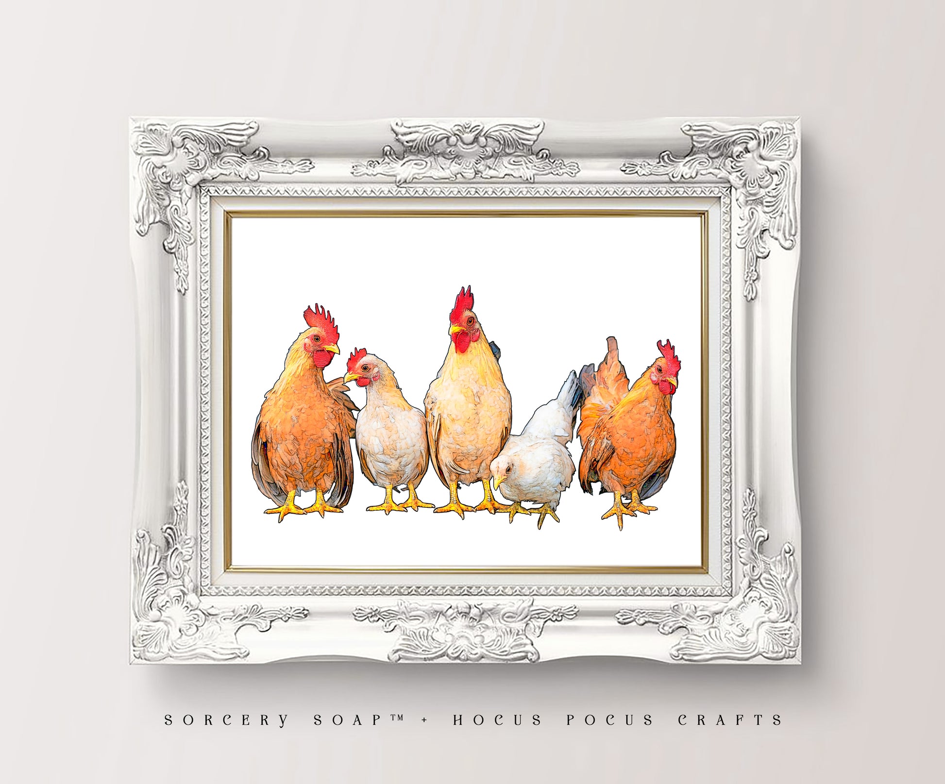 Cluck Brigade Print