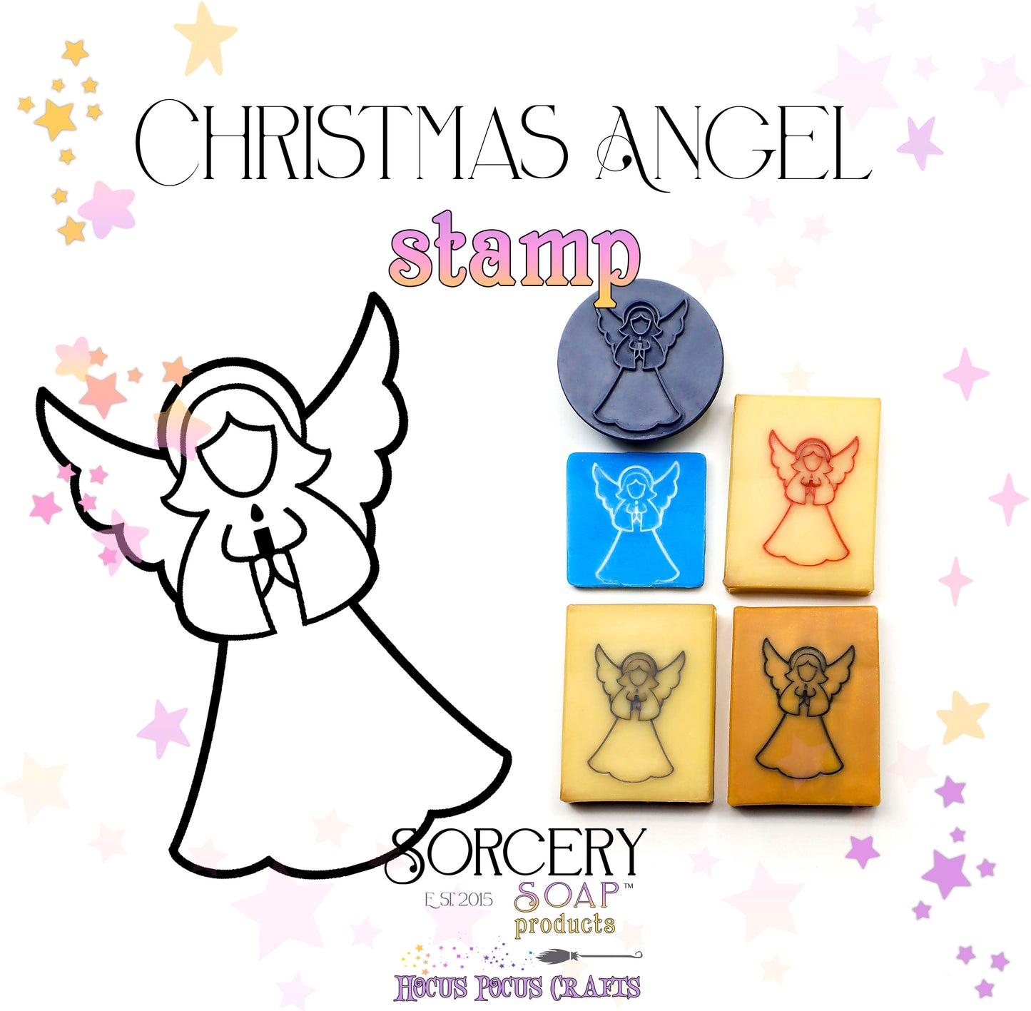 Christmas Angel Stamp