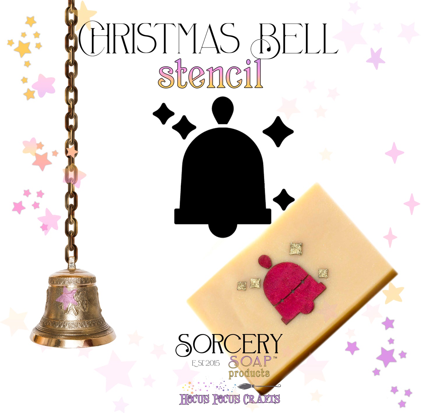 Holiday Stencils Christmas Bell