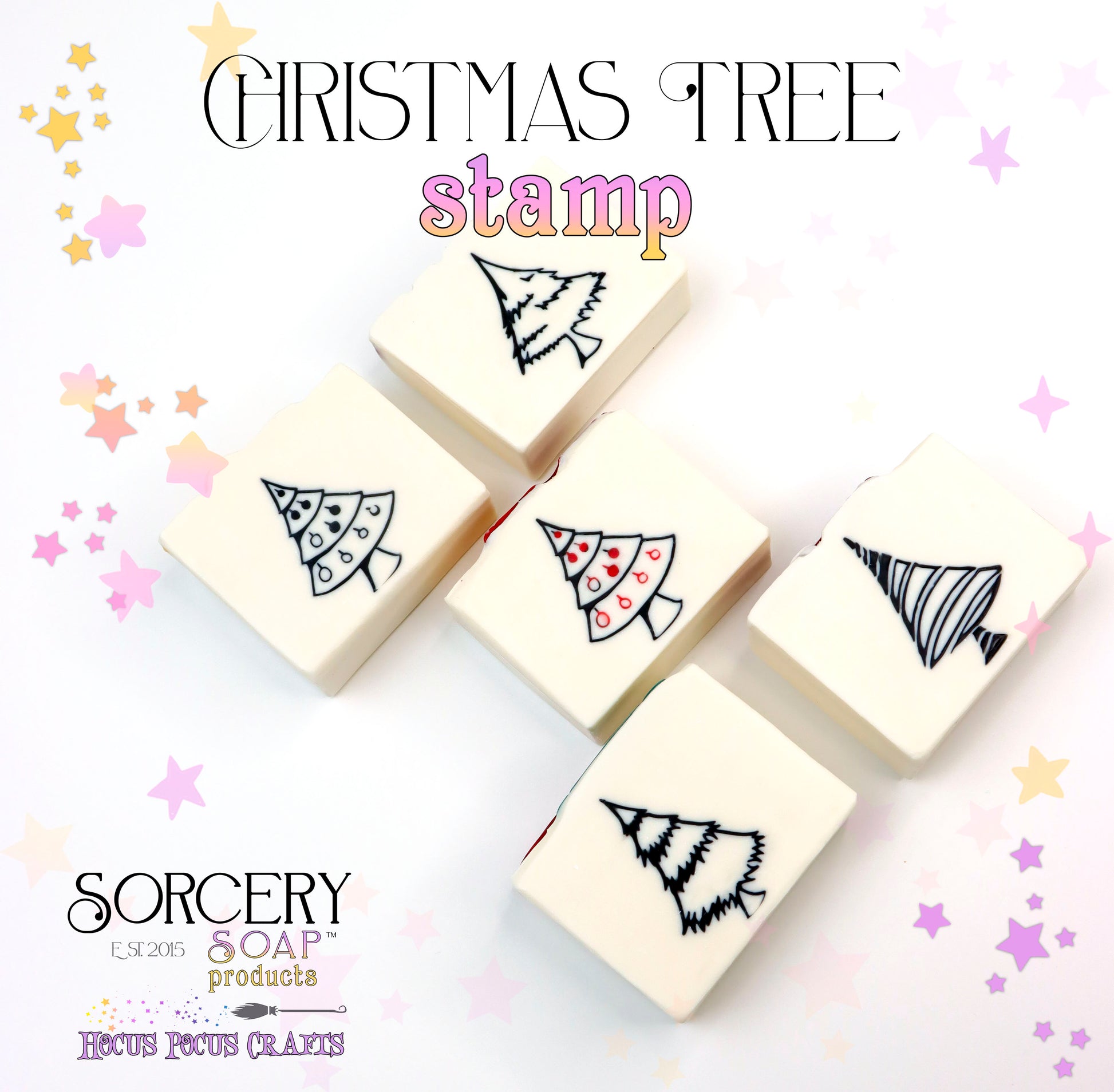 Christmas Tree Soap Stamps