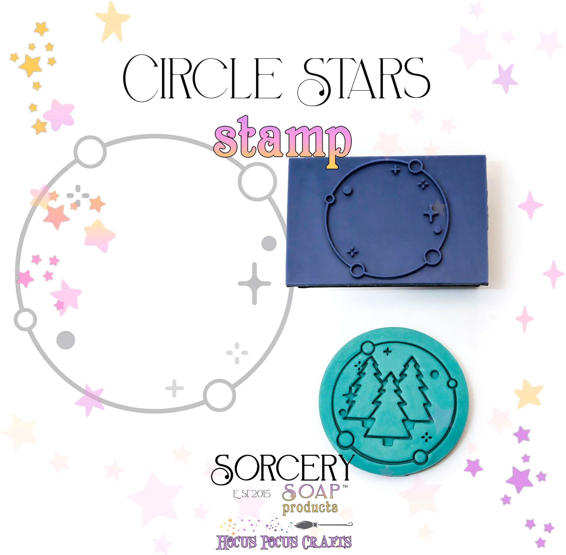 Circle Stars Stamp