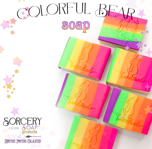 Colorful Bear Soap