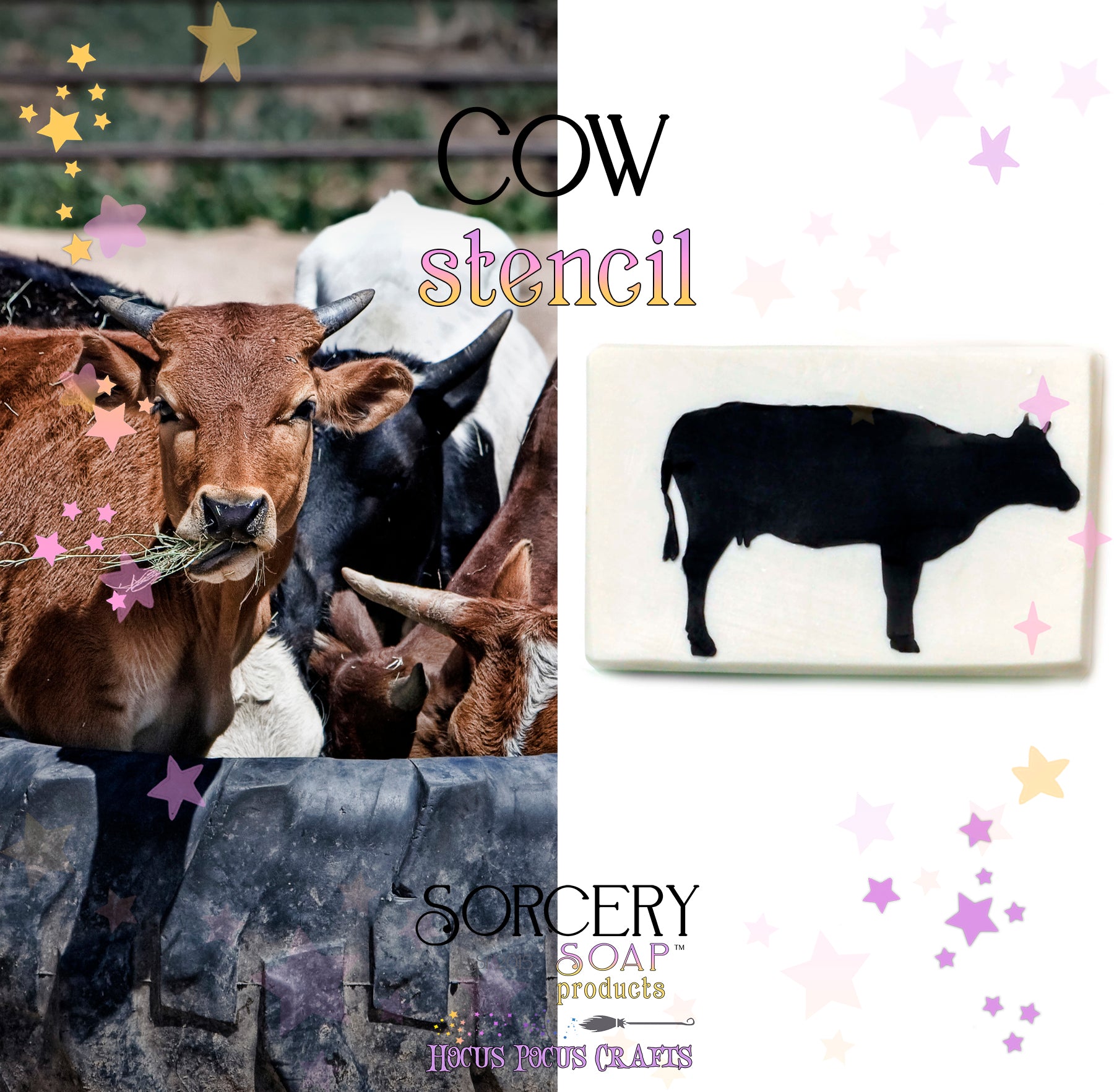 Cow stencil
