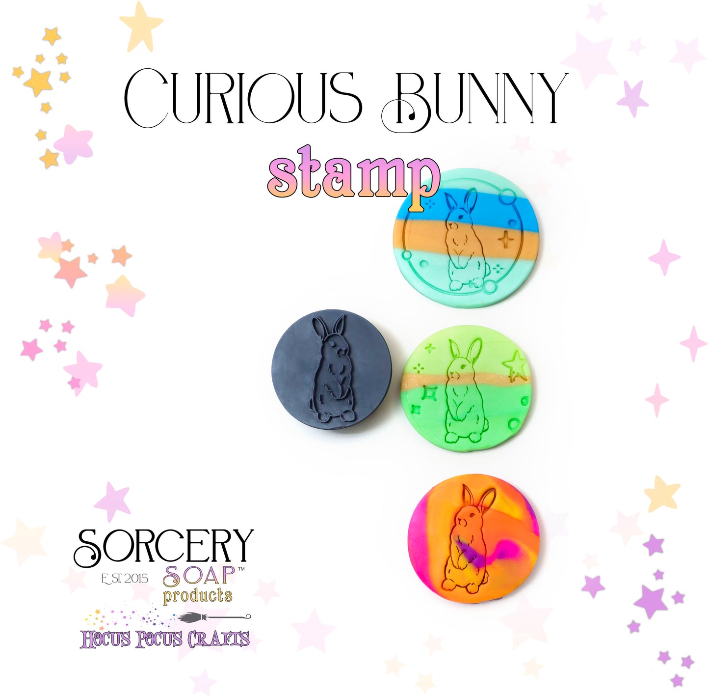 Curious Bunny Stamp