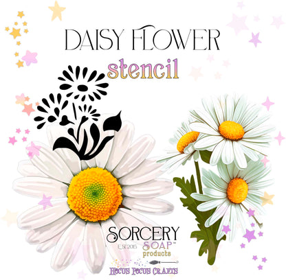 Botanical Stencils Daisy Flower