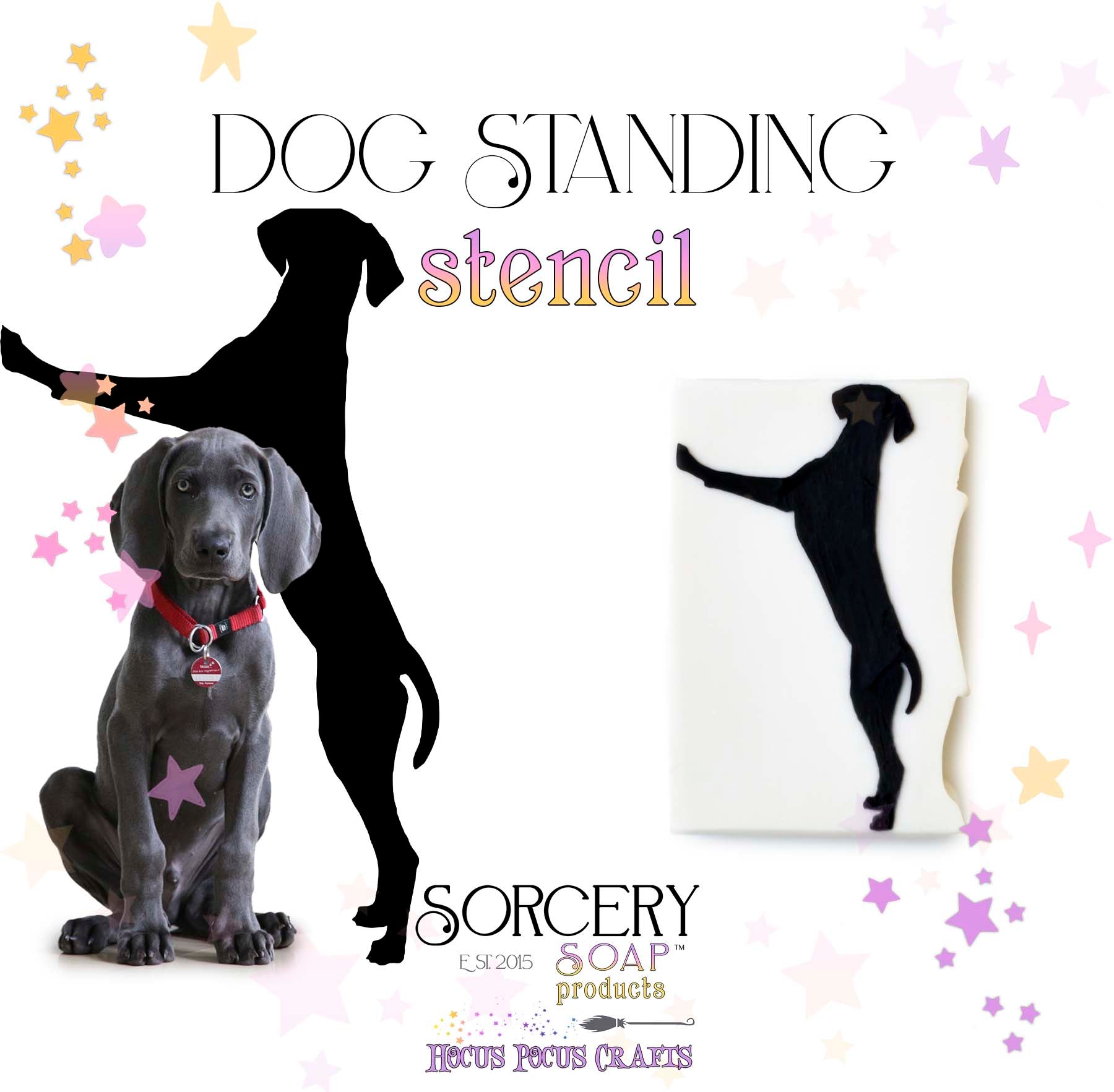 Dog Stencils – Sorcery Soaps™