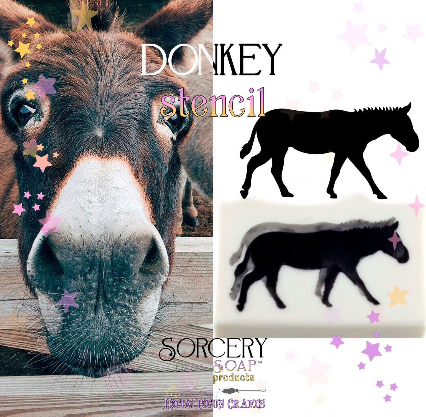 Donkey stencil