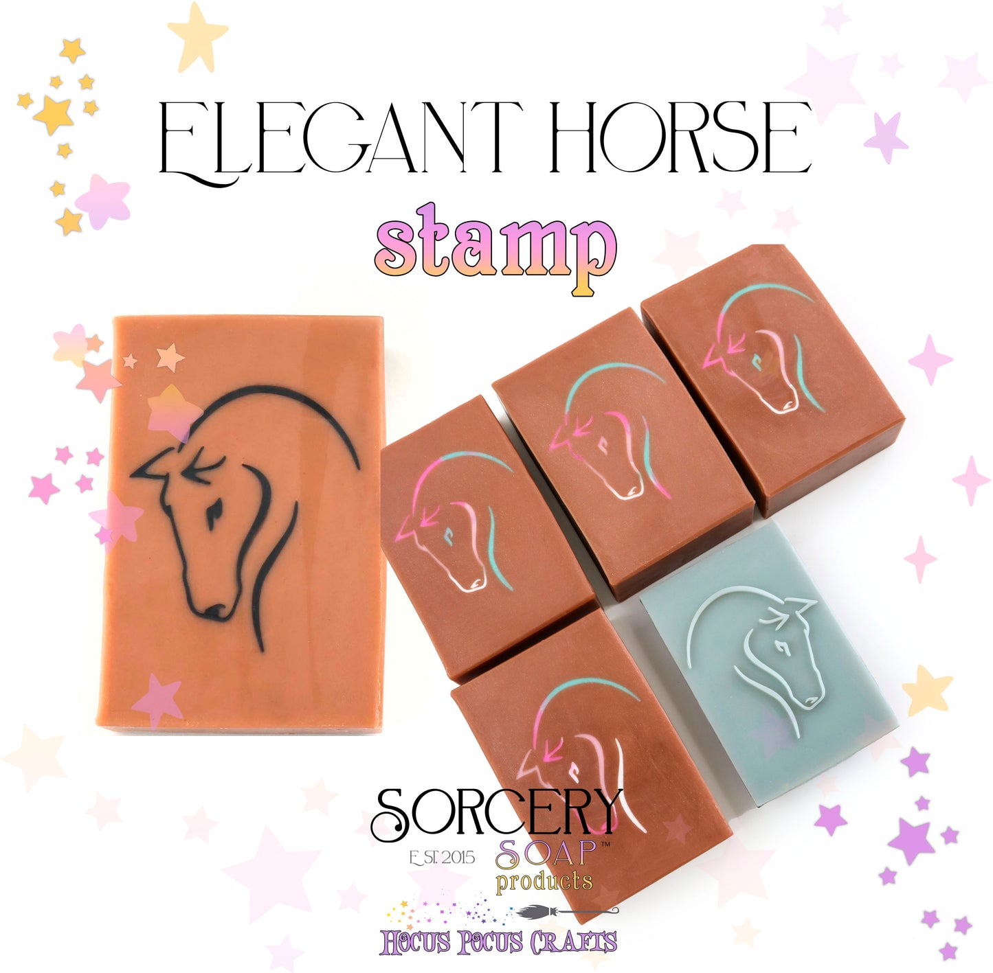 Elegant Horse Stamp