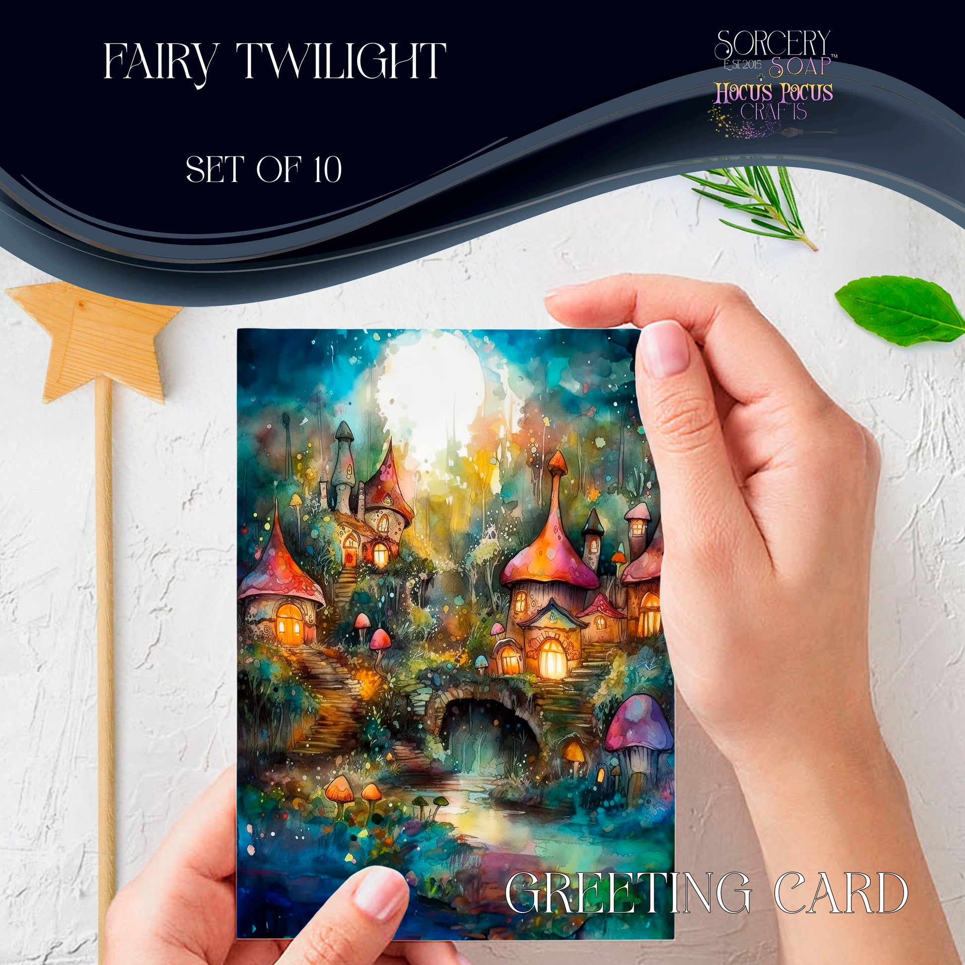 Fairy House 3 Greeting Card