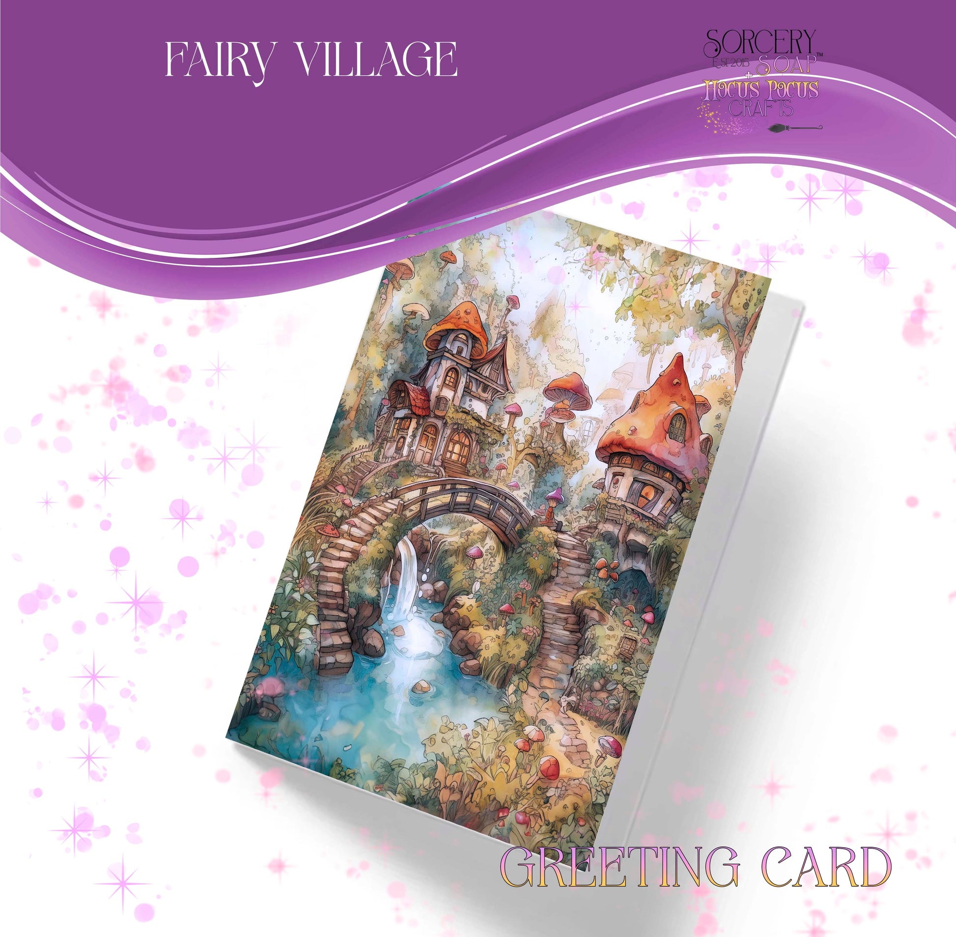 Fairy House 2 Greeting Card