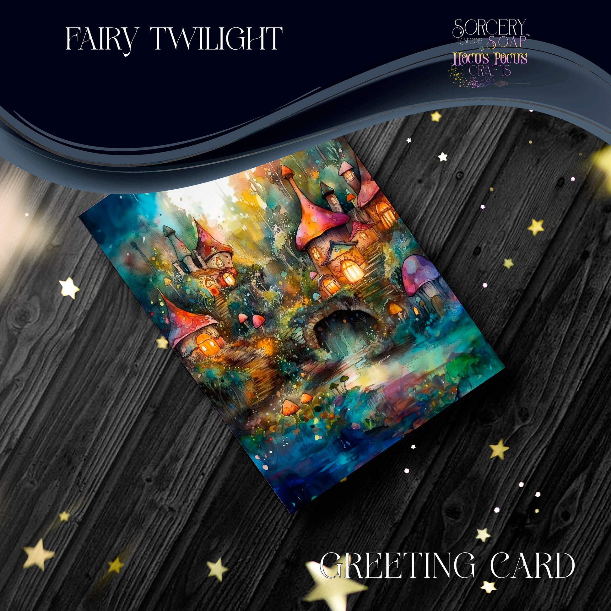 Fairy House 3 Greeting Card